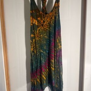 Colorful Tie-Dye boho dress